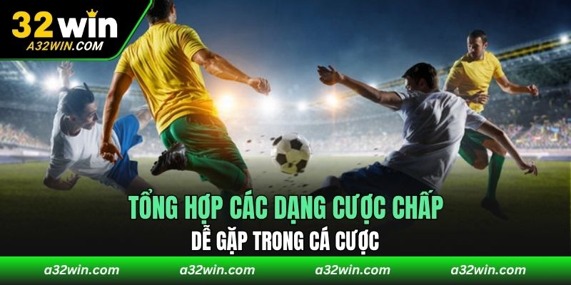 Tổng hợp các dạng cược chấp dễ gặp trong cá cược